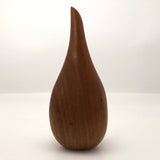 Mid-Century Modern Teak Wood Bud Vase
