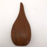Mid-Century Modern Teak Wood Bud Vase