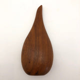 Mid-Century Modern Teak Wood Bud Vase
