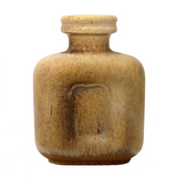 Steuler Keramik West German Mid-Century Modern Honey Brown Bottle Shaped Vase