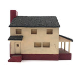 Vintage Handmade, Wired Wooden Model House