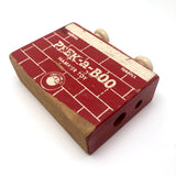 Right Time Peek-a-boo Cheerful Tearful Wooden Hammer Toy c. 1950s