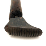 Miniature Cast Iron Cobblers Form (?) on Wooden Post