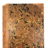1879-1892 Tall Marbled Ledger, Mostly Blank But with Marvelously Detailed Accounting