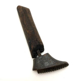 Miniature Cast Iron Cobblers Form (?) on Wooden Post