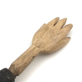 Antique Carved Bone Make Do Back Scratcher