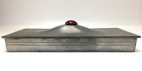 Portuguese Handmade Red Jasper Stone & Pewter Box