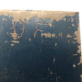 Old Metal Anything Caddy with Great Blue and Red Paint