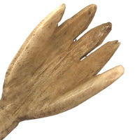Antique Carved Bone Make Do Back Scratcher