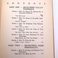 First Edition "Developing Sales Techniques and Personality" by Dave Colcord