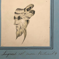 French 19th Century Reversal Image, Which is My Portrait?