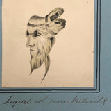 French 19th Century Reversal Image, Which is My Portrait?