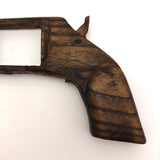 Carved Wooden Gun  (Disarmed, but with Working Hammer)