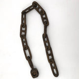 Handcarved Vintage Dark Wood Whimsy Chain