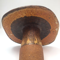 Michael Cohen Mushroom Shaped Studio Pottery Ikebana Vase