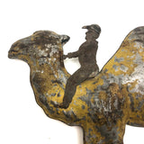 19th C. Althoph Bergmann Camel and Rider Tin Toy