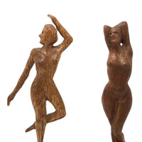 Two Awkward Carved Nudes - ONLY LEFT NUDE AVAILABLE