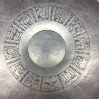 Stunning Arthur Armour Hammered Aluminum Zodiac Charger
