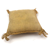 Antique Linen Pincushion with Wonderful Bobbin Lace Woman
