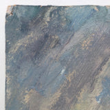 Chaloi Leonty, Painterly 1976 Oil on Cardboard Trees and Water Russian Landscape