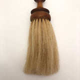 Gorgeous 19th Century Round Horsehair Brush with Turned Wooden Handle - Reserved for J.L