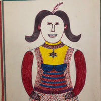 Moses Baker, Outsider Artist, 1974-75 Mixed Media Drawings -- 14 Total, Sold Individually