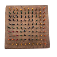 Ideal Primary Pegboard with Colorful Wooden Pegs