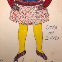 Moses Baker, Outsider Artist, 1974-75 Mixed Media Drawings -- 14 Total, Sold Individually