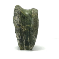 Wonderful Inuit Carved Stone Janus Faced Sculpture