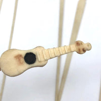Victorian Bone Spillikins (with Musical Instruments!) in Wooden Box