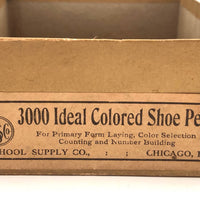 Ideal Primary Pegboard with Colorful Wooden Pegs