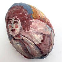 Hand Painted Papier Mache Eggs - Set of Three