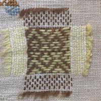 Large English Woolen Sampler with Alphabets, Darning Patterns, and Deer