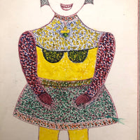 Moses Baker, Outsider Artist, 1974-75 Mixed Media Drawings -- 14 Total, Sold Individually