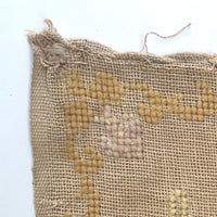 Large English Woolen Sampler with Alphabets, Darning Patterns, and Deer