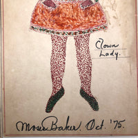 Moses Baker, Outsider Artist, 1974-75 Mixed Media Drawings -- 14 Total, Sold Individually