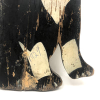 1929 Folk Art Wooden Cutout Dog (Blinded!)