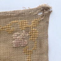 Large English Woolen Sampler with Alphabets, Darning Patterns, and Deer