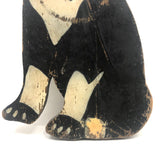 1929 Folk Art Wooden Cutout Dog (Blinded!)