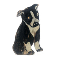 1929 Folk Art Wooden Cutout Dog (Blinded!)