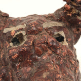 One of a Kind Papier Mache Dog Head