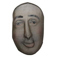 Odd Fellows Vintage Painted Mesh Mask