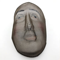 Odd Fellows Vintage Painted Mesh Mask