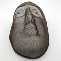 Odd Fellows Vintage Painted Mesh Mask