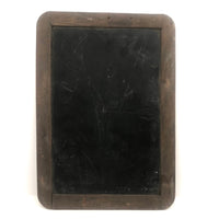 Antique School Slate with Hand-etched Lines and Numbers (and Carved Initials)