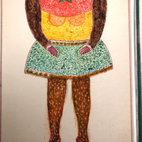 Moses Baker, Outsider Artist, 1974-75 Mixed Media Drawings -- 14 Total, Sold Individually