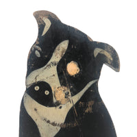 1929 Folk Art Wooden Cutout Dog (Blinded!)
