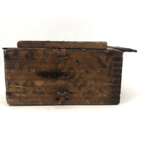 Antique Make Do Three Compartment Bee Box