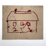 Ralph Anderson's Antique Red Yarn House Drawing