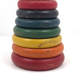 Nice Old Holgate Rainbow Colored Stacking Toy c. 1930s-40s